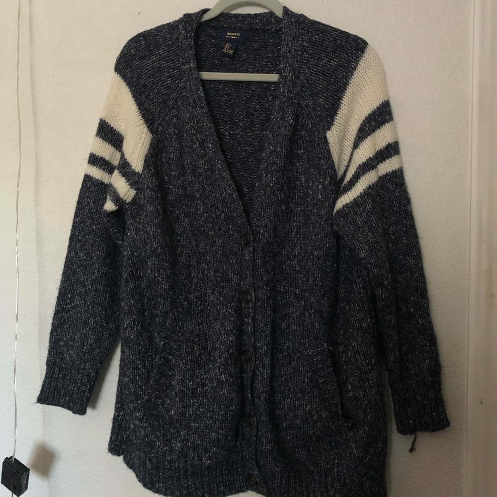 Varsity style cardigan